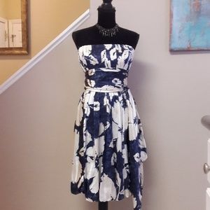 BCBG Maxazria/Silk/ Floral/ Fit & Flare/ Dress